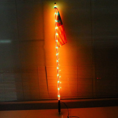 RGB Spiral Whip Lights with Bluetooth & Wireless Controlled | Offorad accessories(4)