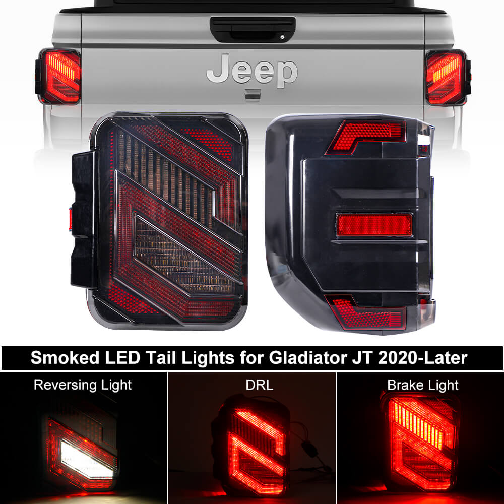 LED Tail brake Lights for gladiator trucks 2020-2021 (3)