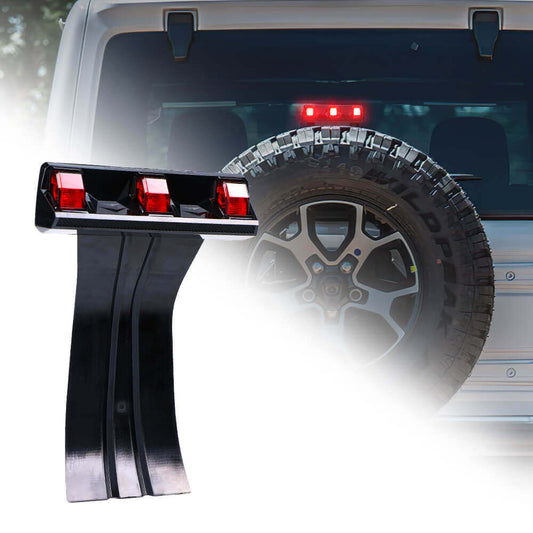 LED Third Brake Lights Lens High Mount Stop Tail Light for Jeep JK