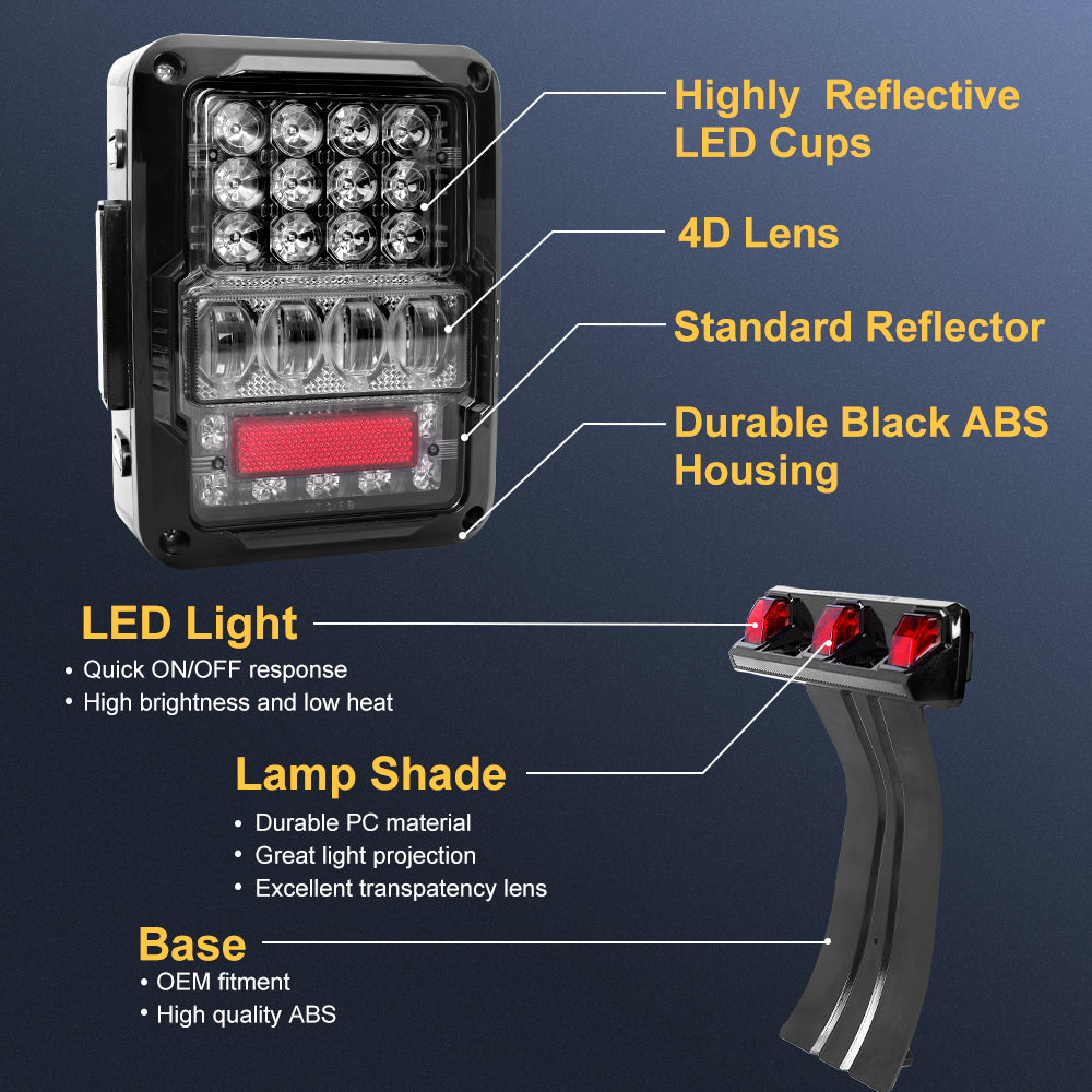 LED Tail Lights & 3rd Brake Light Combo | LOYO LED