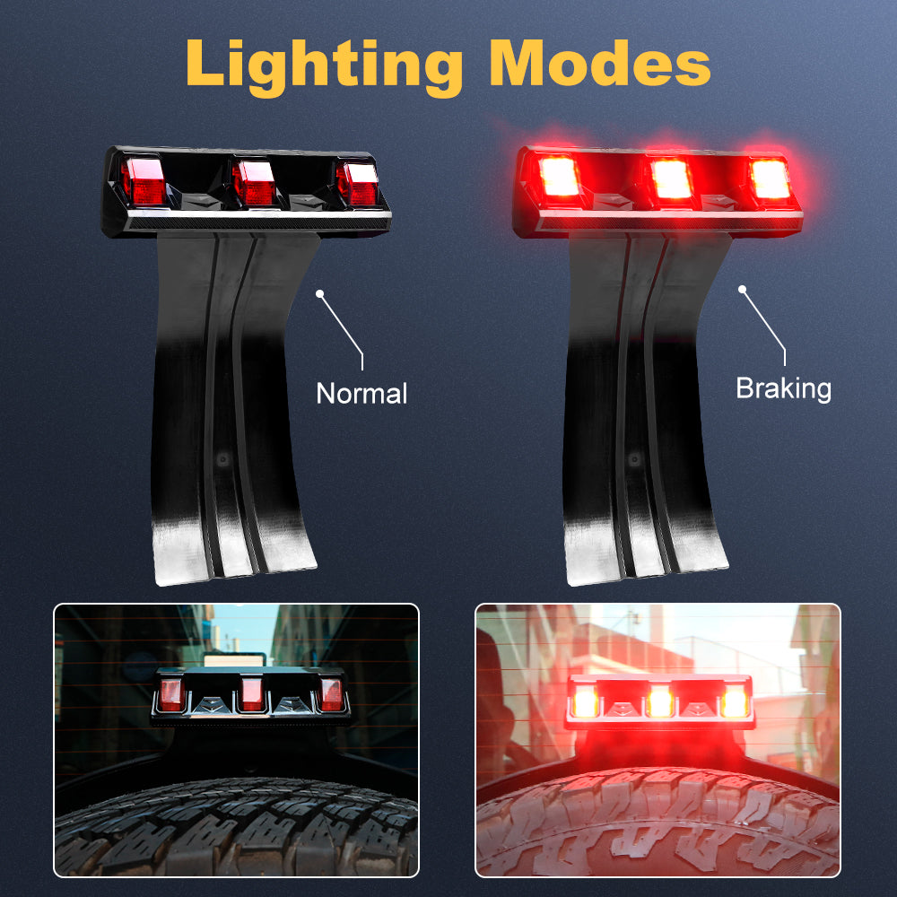 LED Tail Lights & 3rd Brake Light Combo | Jeep JK LLights