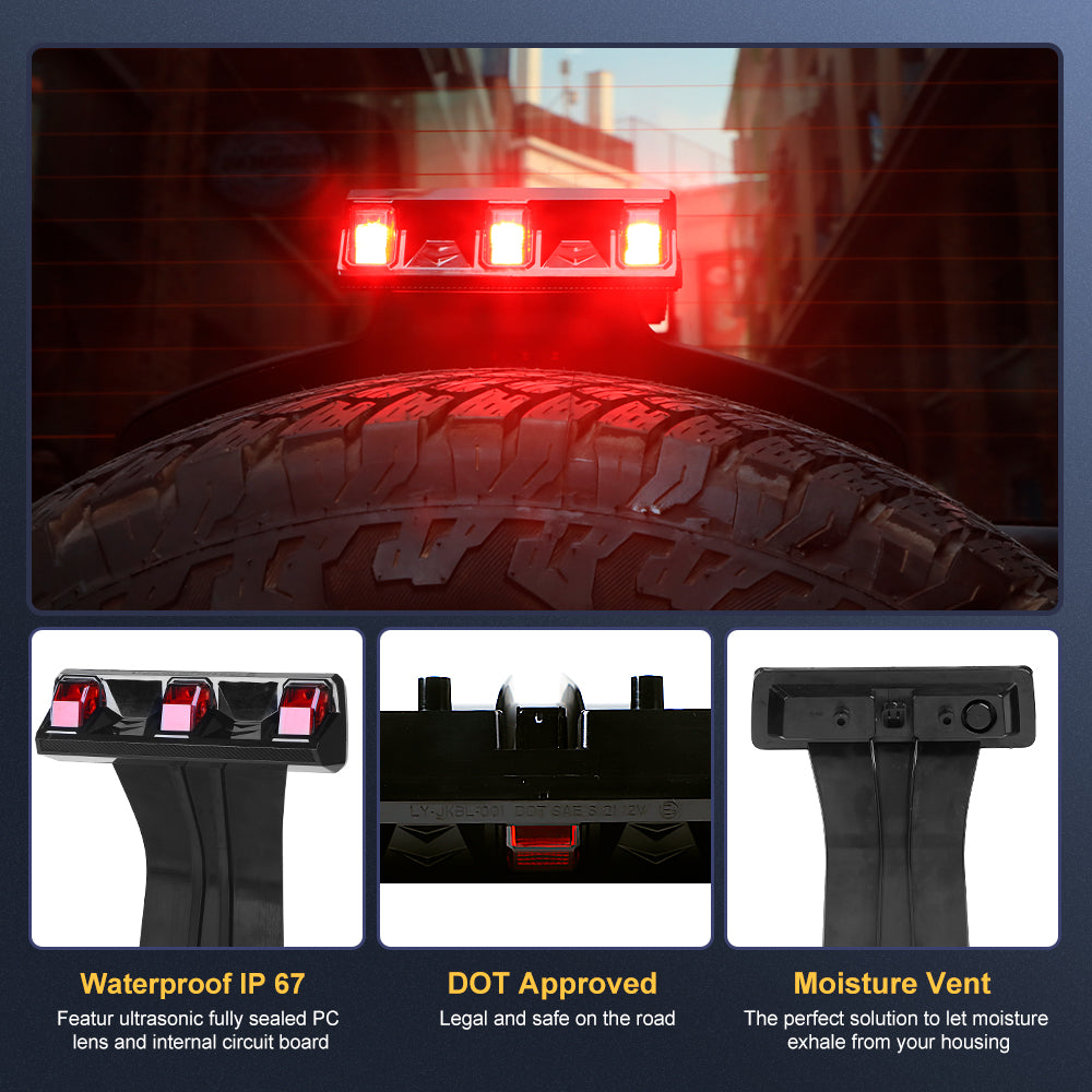 LED Tail Lights & 3rd Brake Light Combo |  Third Brake Lights