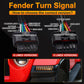 BAT LED Tail Lights & Fender Turn Signal with Sequential Light Compatible for 2018+ Jeep Wrangler JL 05