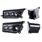 A left and right side pair of RZR 1000 XP LED headlights made for Polaris