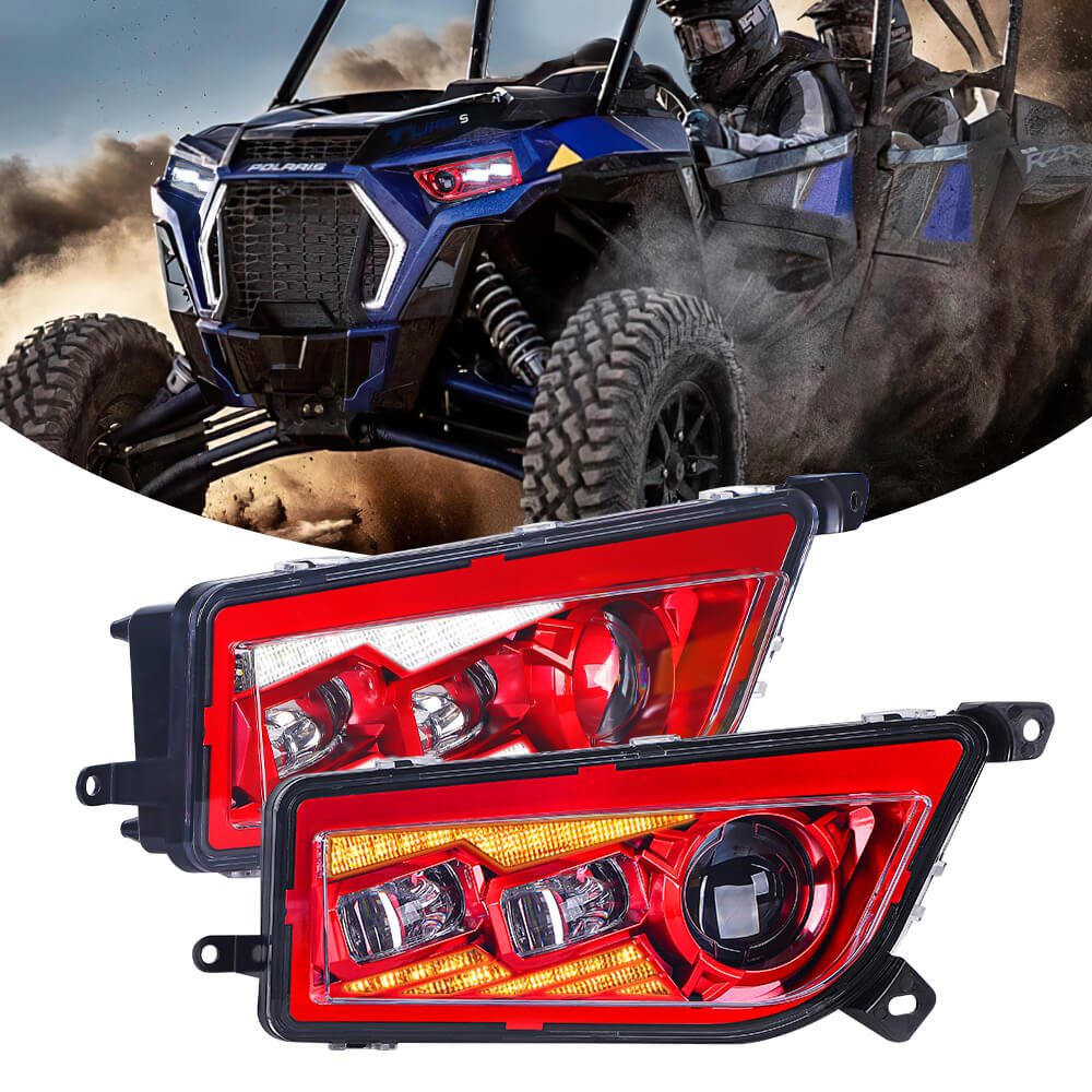 Polaris RZR 1000 XP LED Projection Headlights with DRL, Turning Signal  Lights, for RZR XP 1000 RZR 900