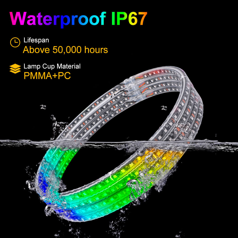 RGB LED Chasing Wheel Lights | LOYO LED | APP & Remote Control
