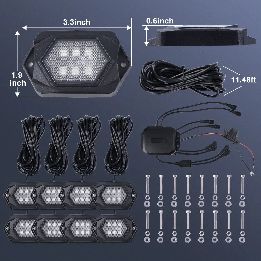 RGBW Rock Lights Kit for Truck