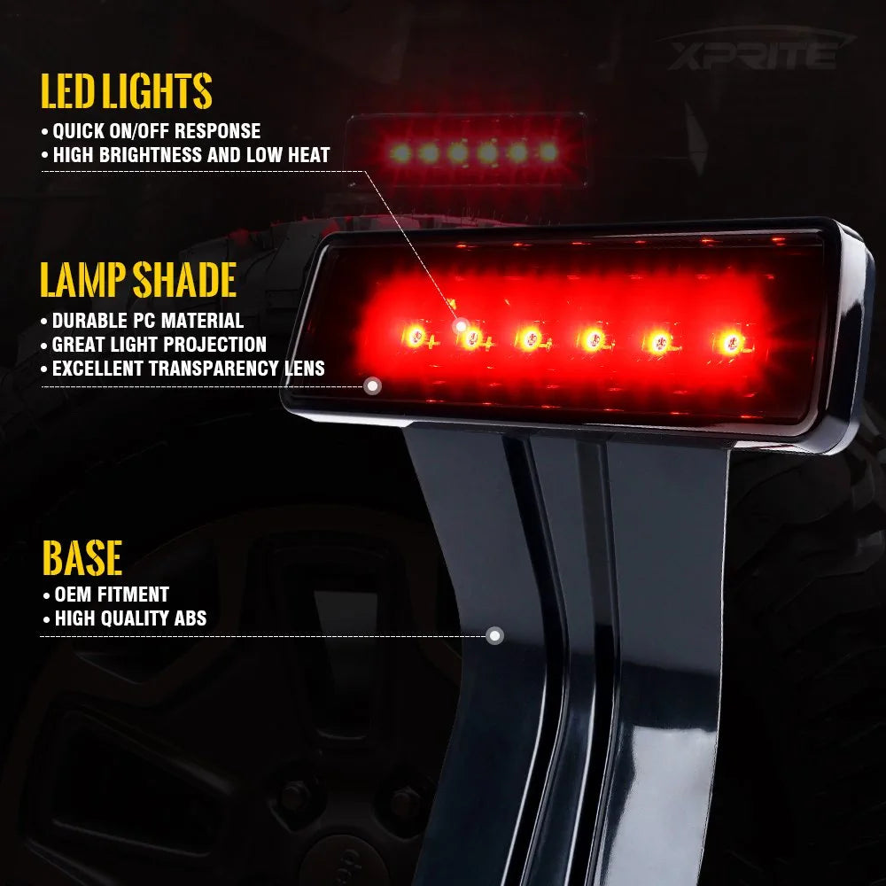 Jeep JK Third Brake Lights High Mount Tail Lights