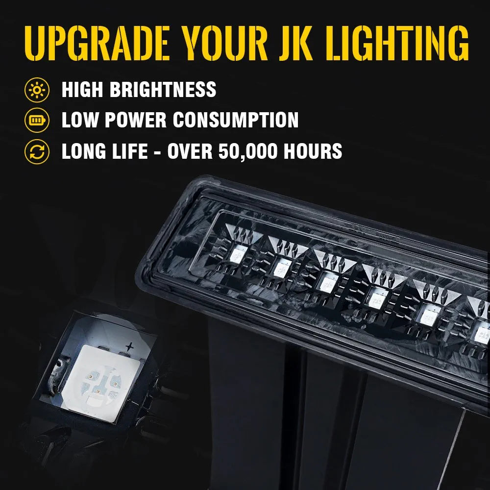 LED third brake tail lights for Jeep JK