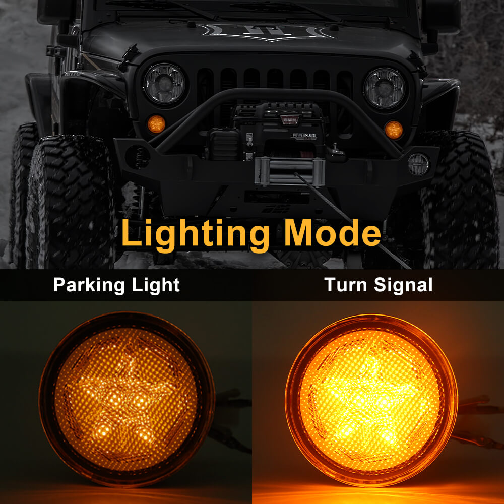 Turn Signal Lights for Jeep JK | Jeep led lights and parts | LOYO Light (2)