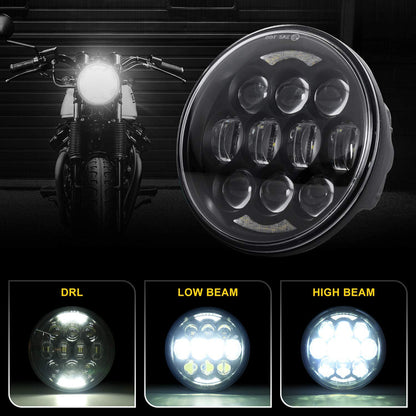 Unique 80W 5.75 Inch Lens Headlight Harley Headlight - loyolight
